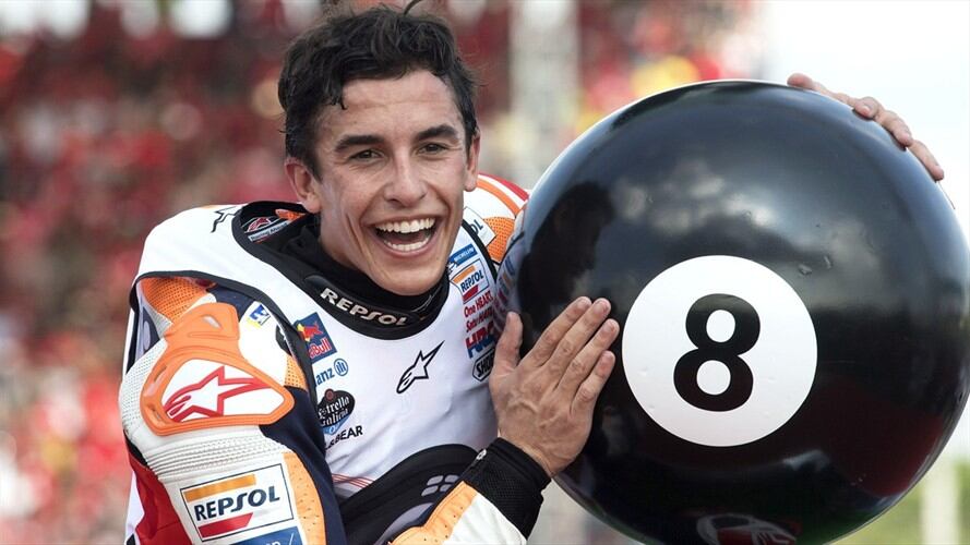 Márquez agranda su leyenda con un sexto Mundial de MotoGP tras ganar en Tailandia. Foto: Getty Images