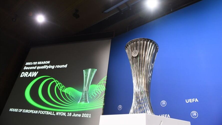 Trofeo de la UEFA Conference League. Foto: Getty Images