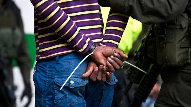Estos individuos son señalados de participar en extorsiones a moradores de los municipios de Morales, Cajibío y Piendamó. Foto: Getty Images