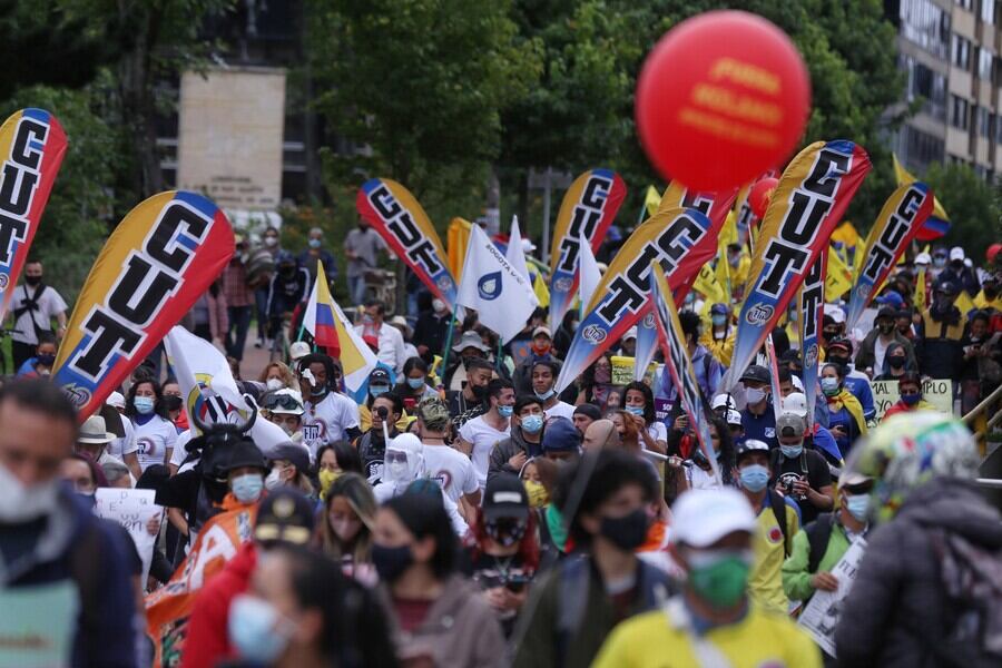 Comité Nacional de Paro convocó a una nueva gran movilización para inicios de marzo. Foto: Colprensa