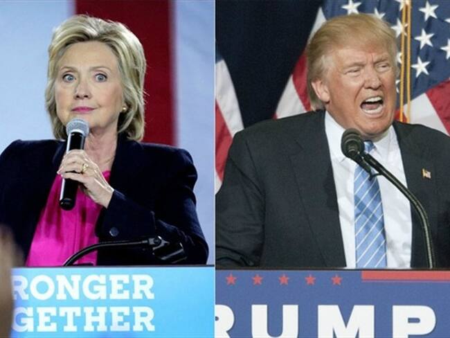 Hillary Cluinton y Donald Trump . Foto: La W