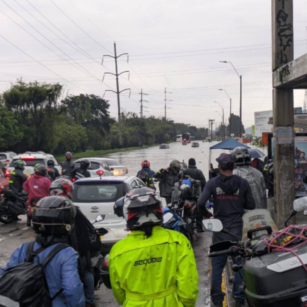 4.314 niños y niñas fueron afectados por las inundaciones de la Autopista Norte