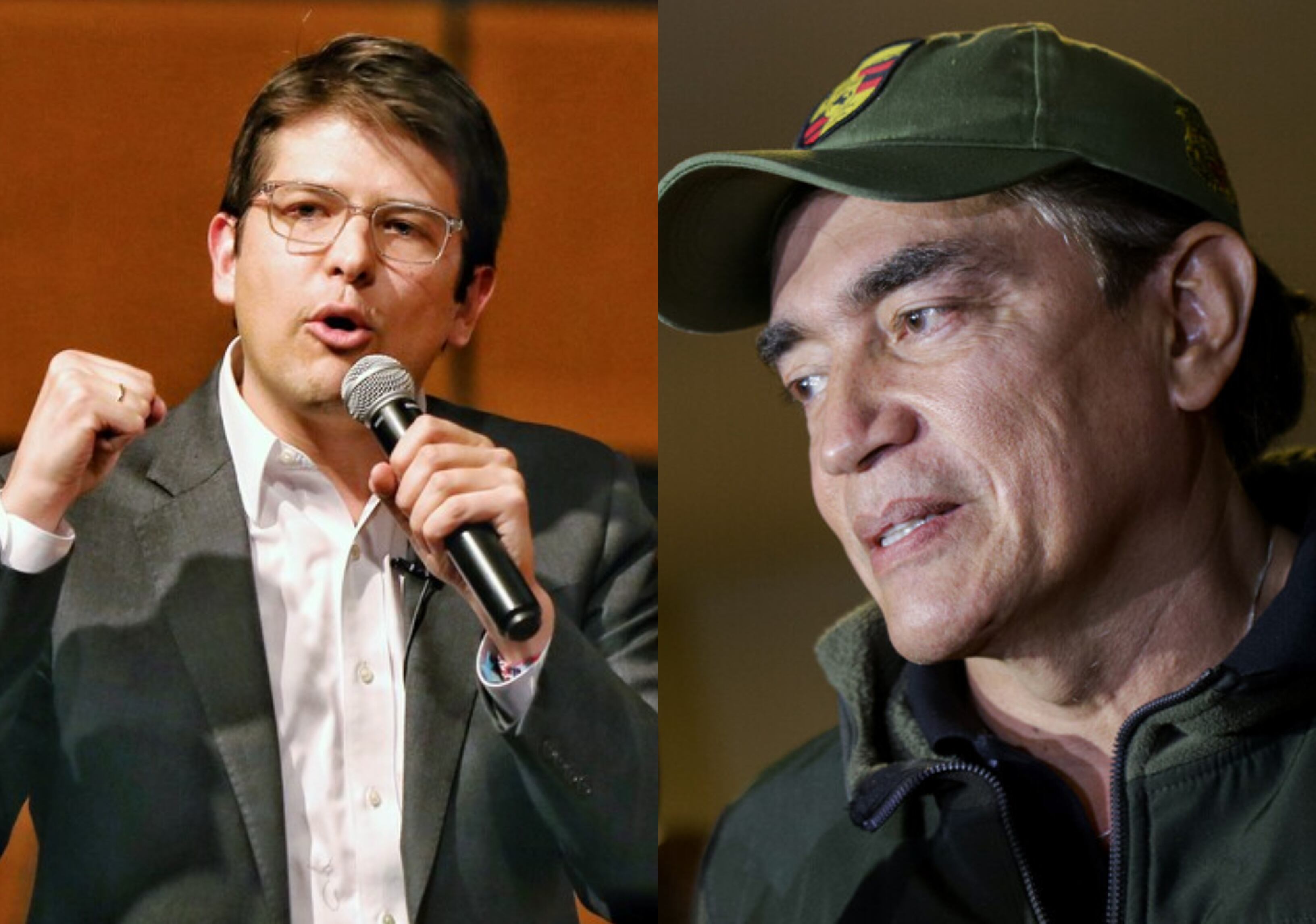 Miguel Uribe y Gustavo Bolívar. Foto: Colprensa.