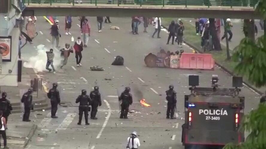 Las autoridades informaron que en medio de las manifestaciones no se registraron muertes violentas. Foto: Cortesía