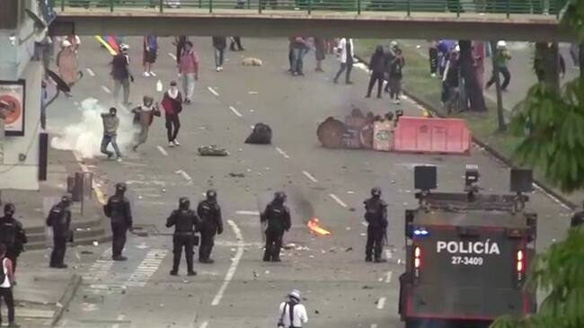 Las autoridades informaron que en medio de las manifestaciones no se registraron muertes violentas. Foto: Cortesía
