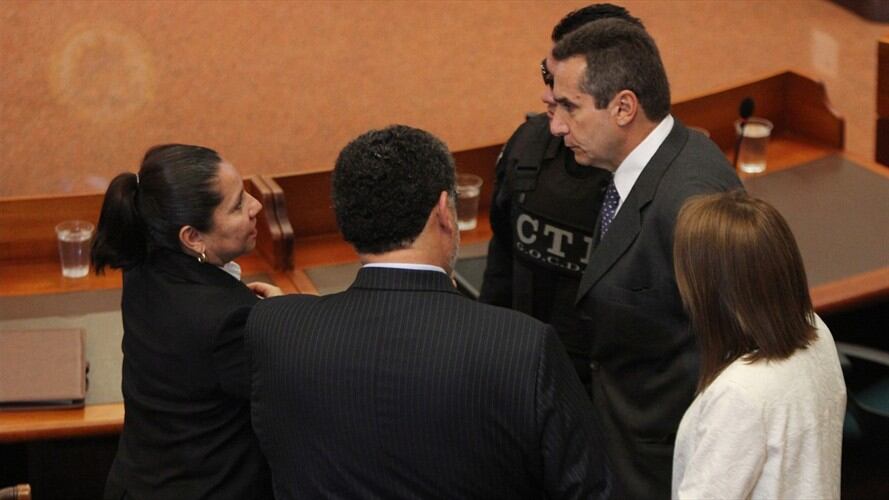 Audiencia contra María del Pilar Hurtado y Bernardo Moreno. Foto: Colprensa