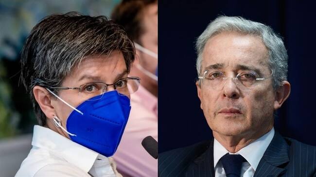 Con controvertido mensaje, Álvaro Uribe le deseo pronta recuperación a Claudia López . Foto: Colprensa