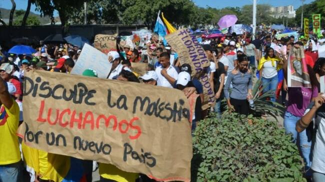 CUT anuncia protestas en las calles de Santa Marta y Ciénaga. Foto: Seguimiento.co