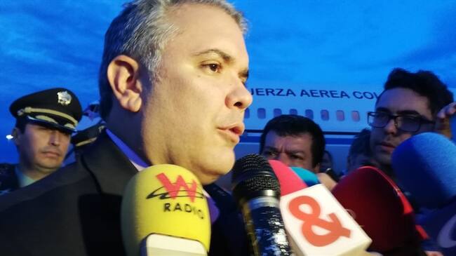 iván Duque, presidente de Colombia. Foto: Oriana Garcés
