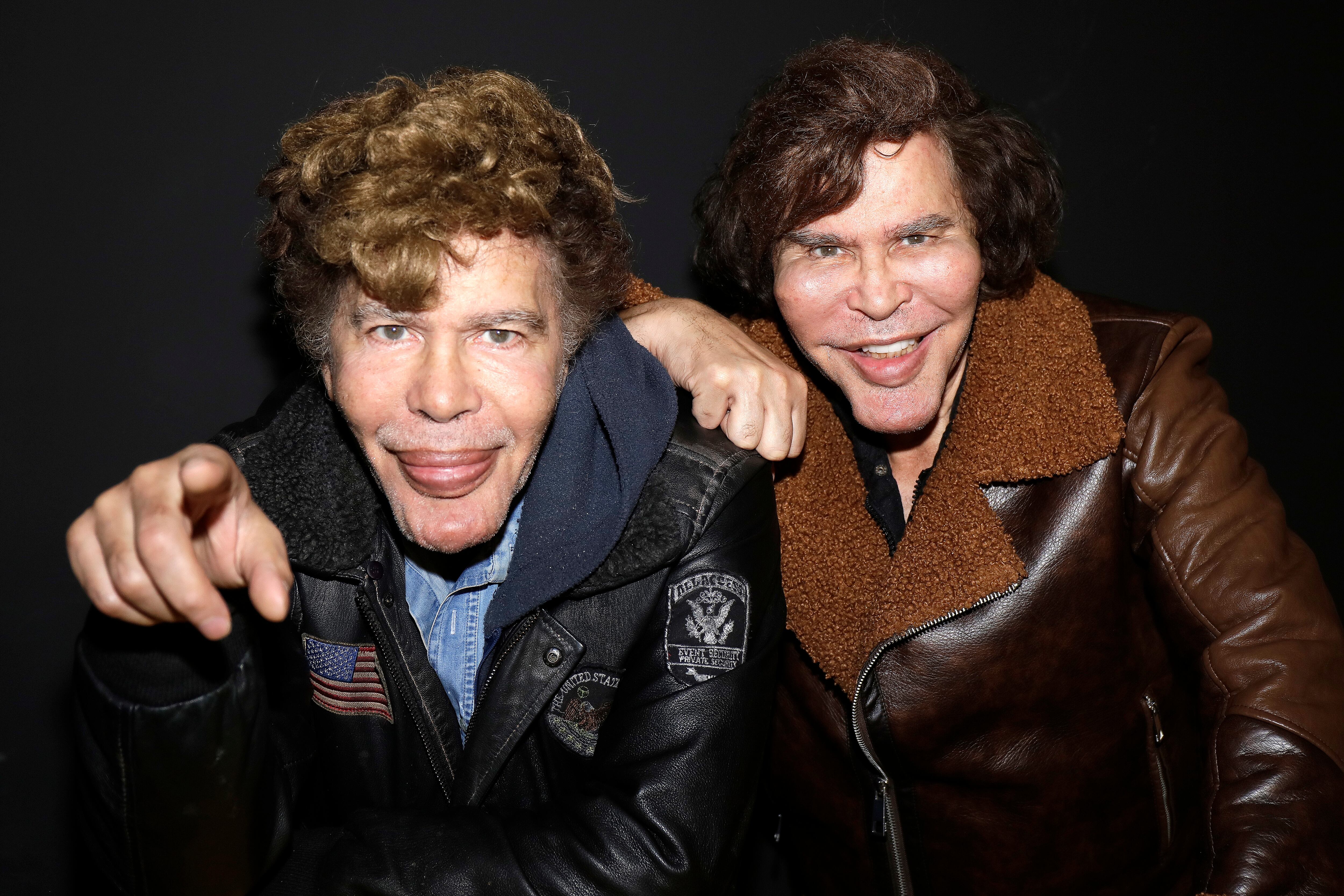 PARIS, FRANCE - 11/27/2019: Igor and Grichka Bogdanov ( Bogdanoff ) poses during a portrait session in Paris, France on 11/27/2019. (Photo by Eric Fougere/Corbis via Getty Images)
