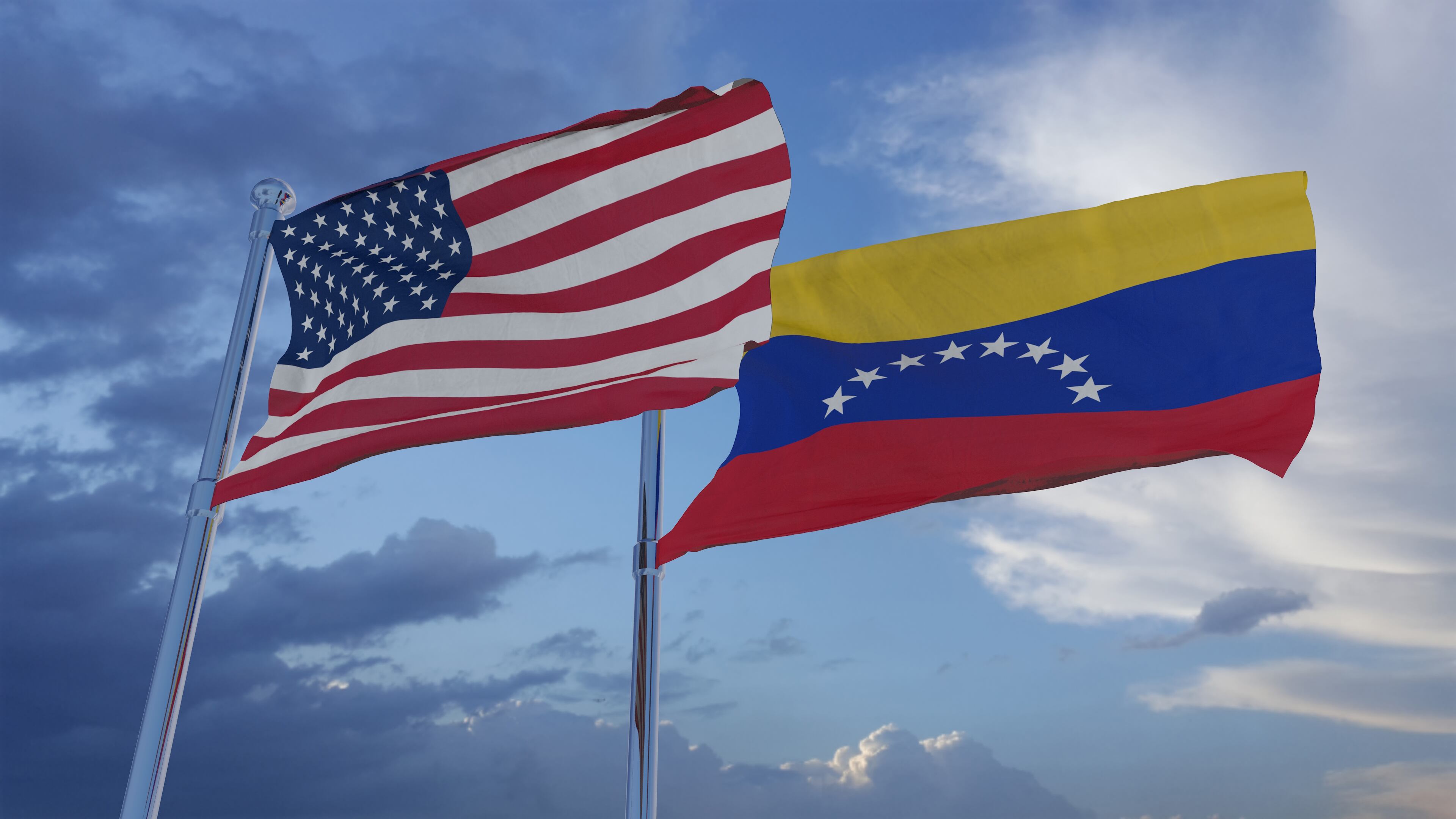 Banderas de Estados Unidos y Venezuela, imagen de referencia - Getty Images