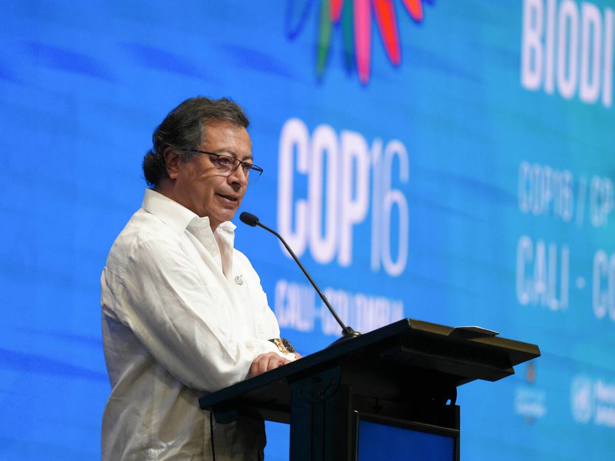 Presidente Petro cuestionó la ausencia de otros jefes de Estado en la COP16