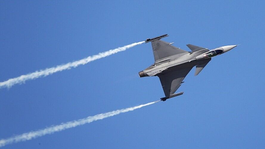 Desde la compañía sueca Saab se confirmó interés por vender aviones cazas a Colombia. Foto: Getty Images