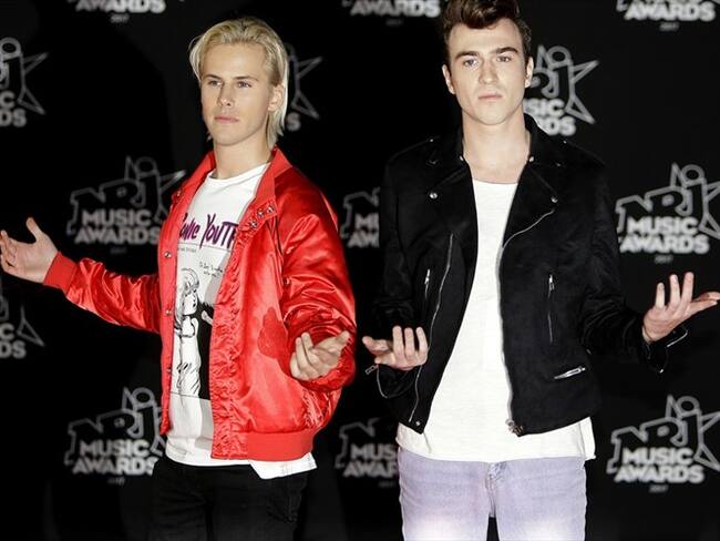 César Laurent de Rummel y Dorian Lauduique . Foto: Associated Press - AP