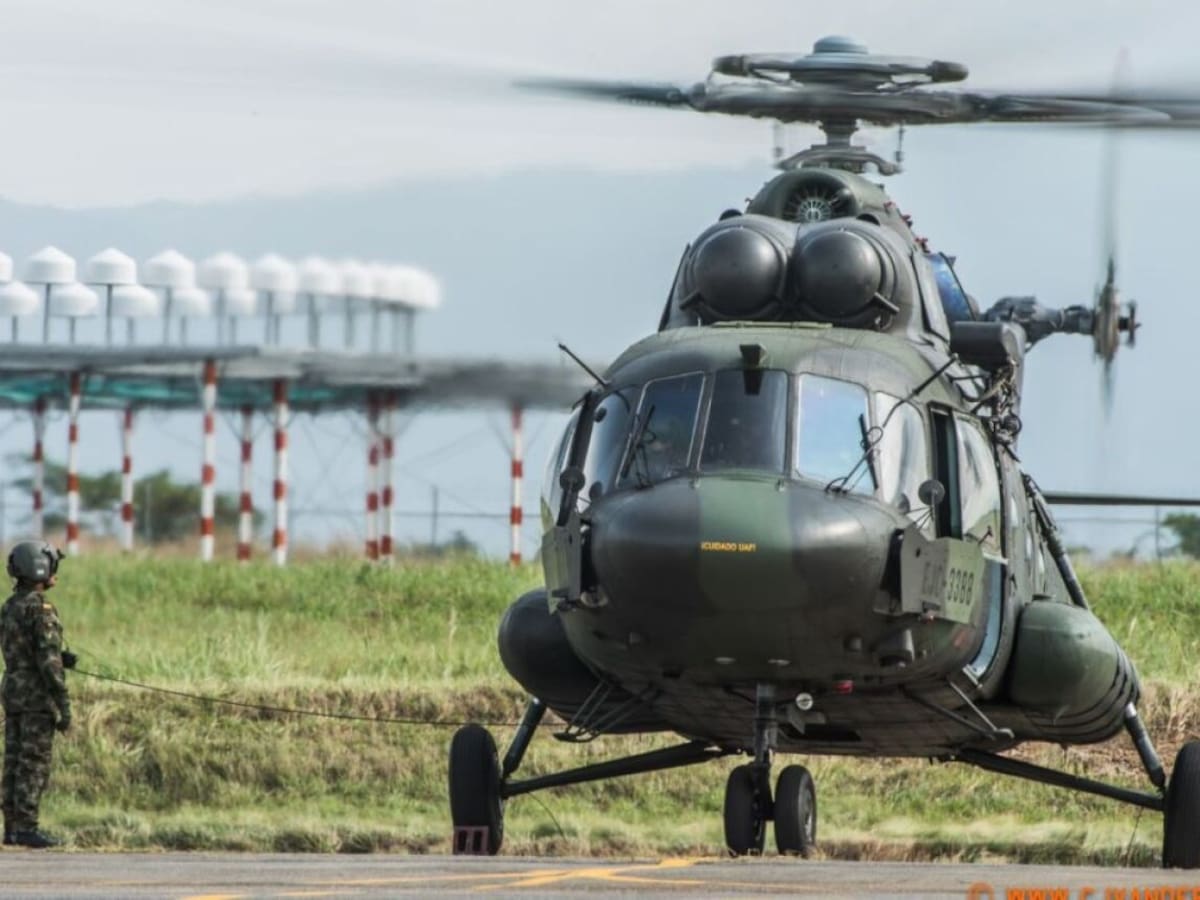 Colombia podría quedarse sin helicópteros militares por falta de mantenimiento