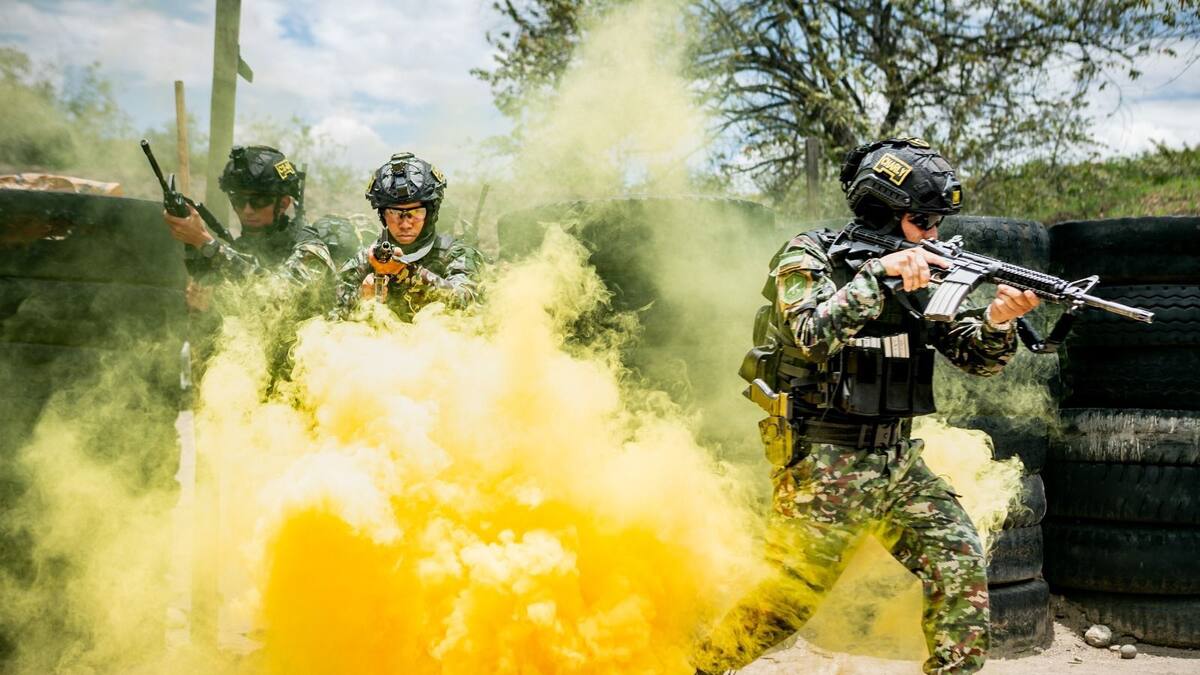 Gaula Militar Huila entrena hombres contra la extorsión y el secuestro
