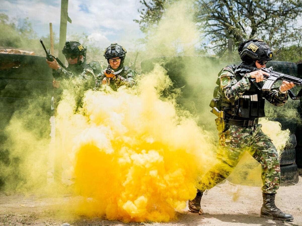 Gaula Militar Huila entrena hombres contra la extorsión y el secuestro