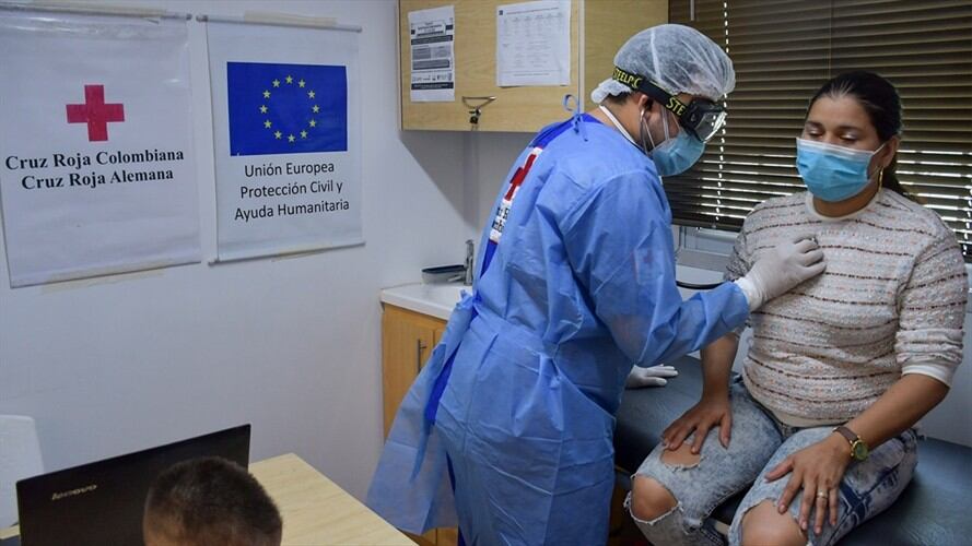 Cruz Roja realiza jornadas médicas gratuitas en zona de frontera. Foto: Cortesía Cruz Roja Norte de Santander
