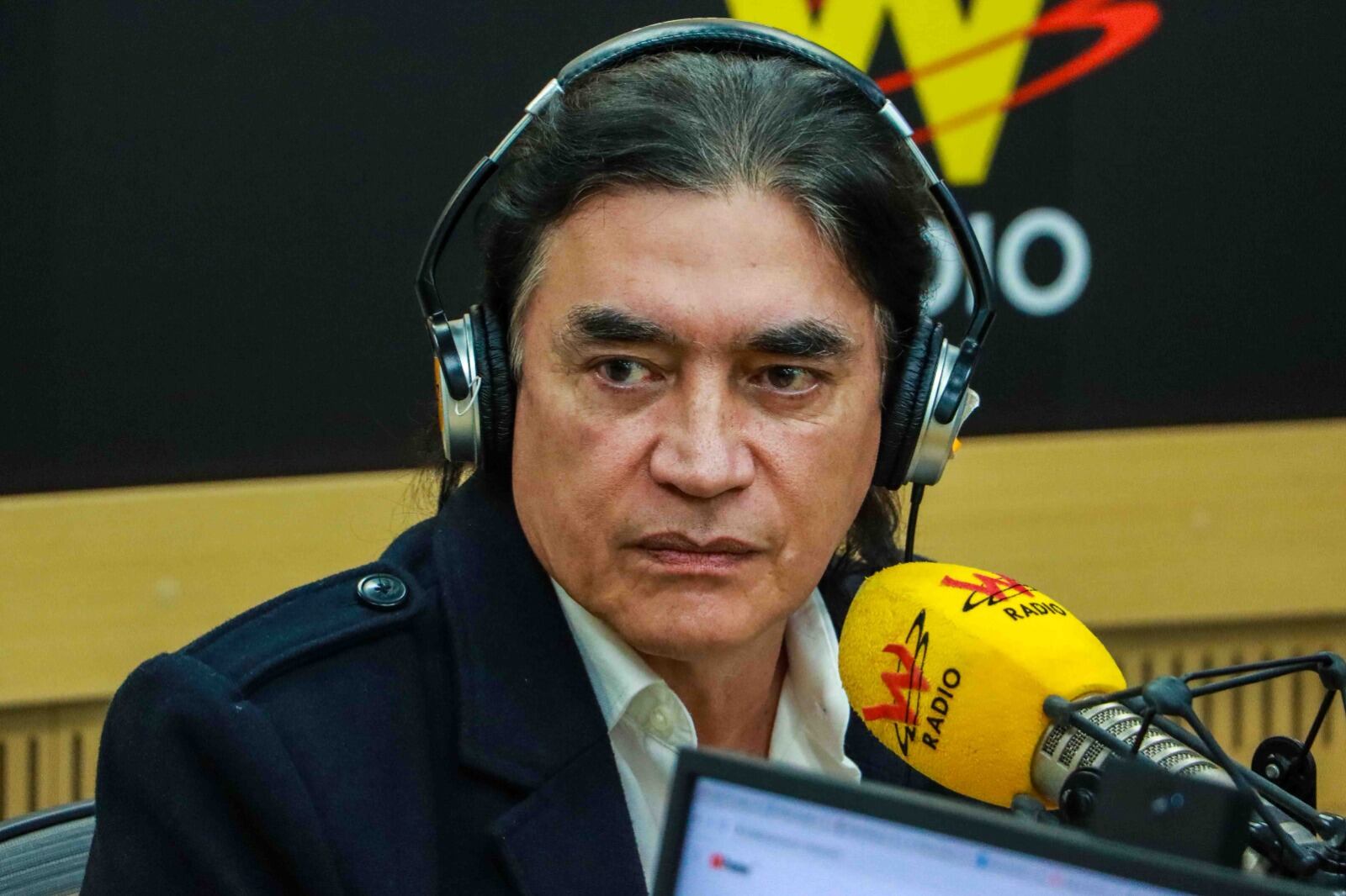 Gustavo Bolívar en W Radio. Foto: W Radio.