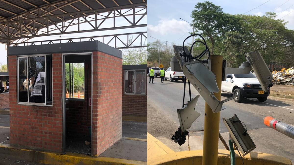 Ataque a peaje Pasacaballos: Concesión Autopistas del Caribe hace señalamientos