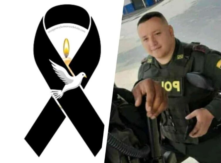 Mario Fernando Guerrero Basante, patrullero asesinado. Foto: Cortesía de la Policía.