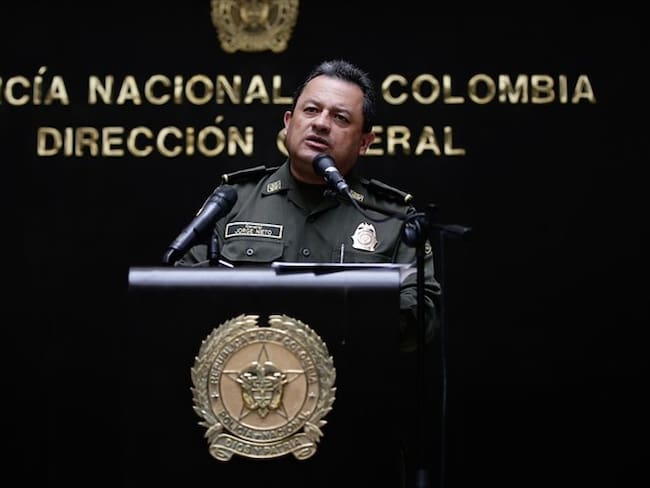 El director de la Policía Nacional, general Jorge Hernando Nieto. Foto: Colprensa