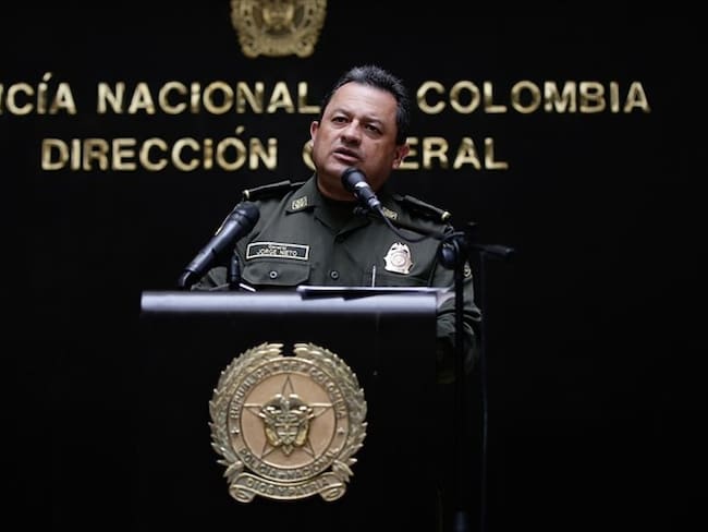 El director de la Policía Nacional, general Jorge Hernando Nieto. Foto: Colprensa