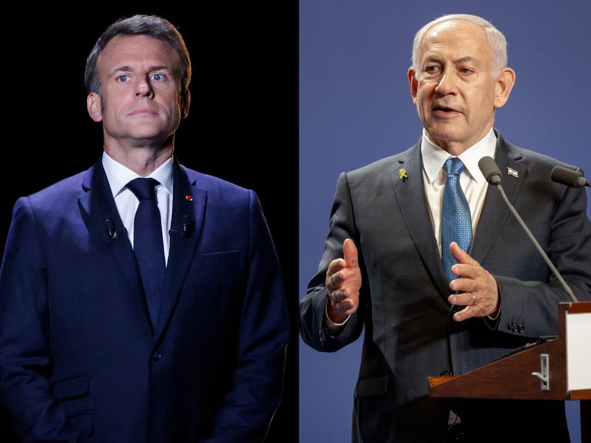 Emmanuel Macron acusó al Gobierno israelí de querer “destruir la posibilidad de los dos Estados”