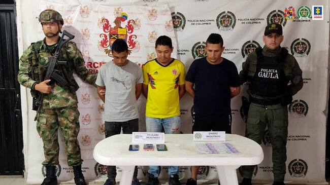 Presuntos integrantes del Clan del Golfo/ Fiscalía