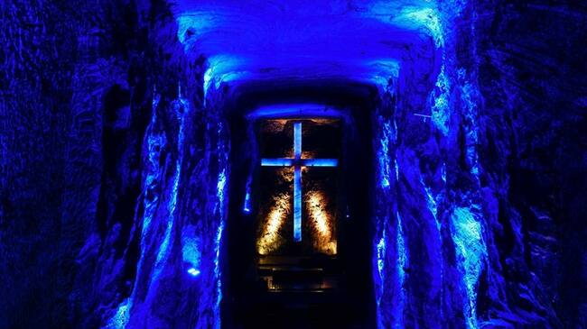 Tradiciones religiosas en la sabana de Bogotá. Foto: Catedral de Sal de Zipaquirá