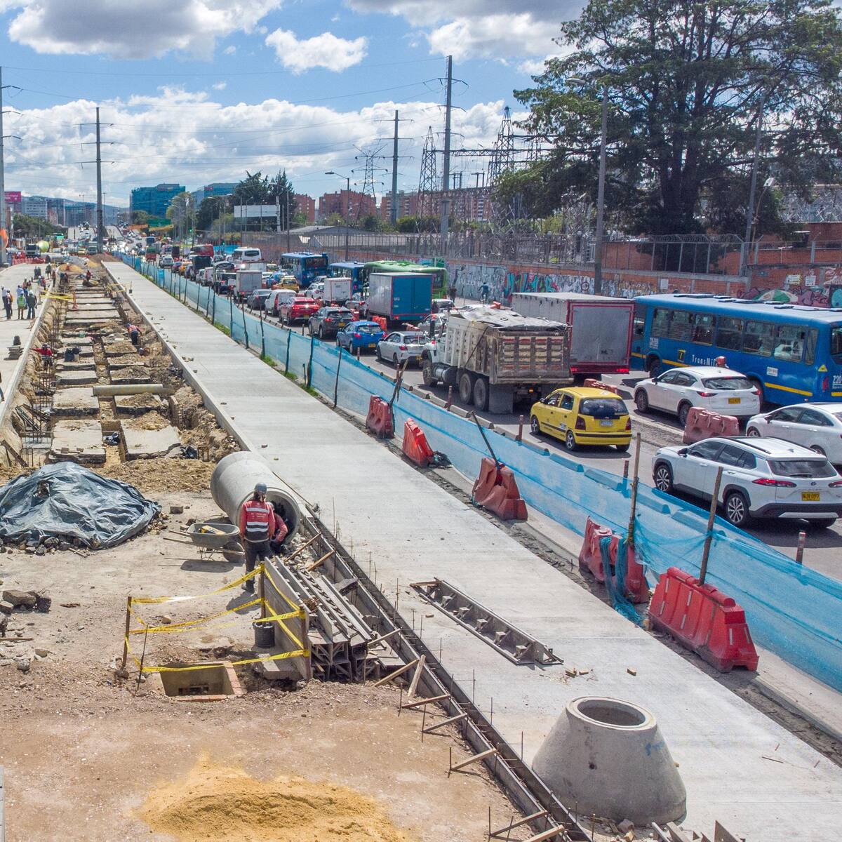 Hasta el 2027 estará lista la troncal de Transmilenio por la Avenida 68 en Bogotá