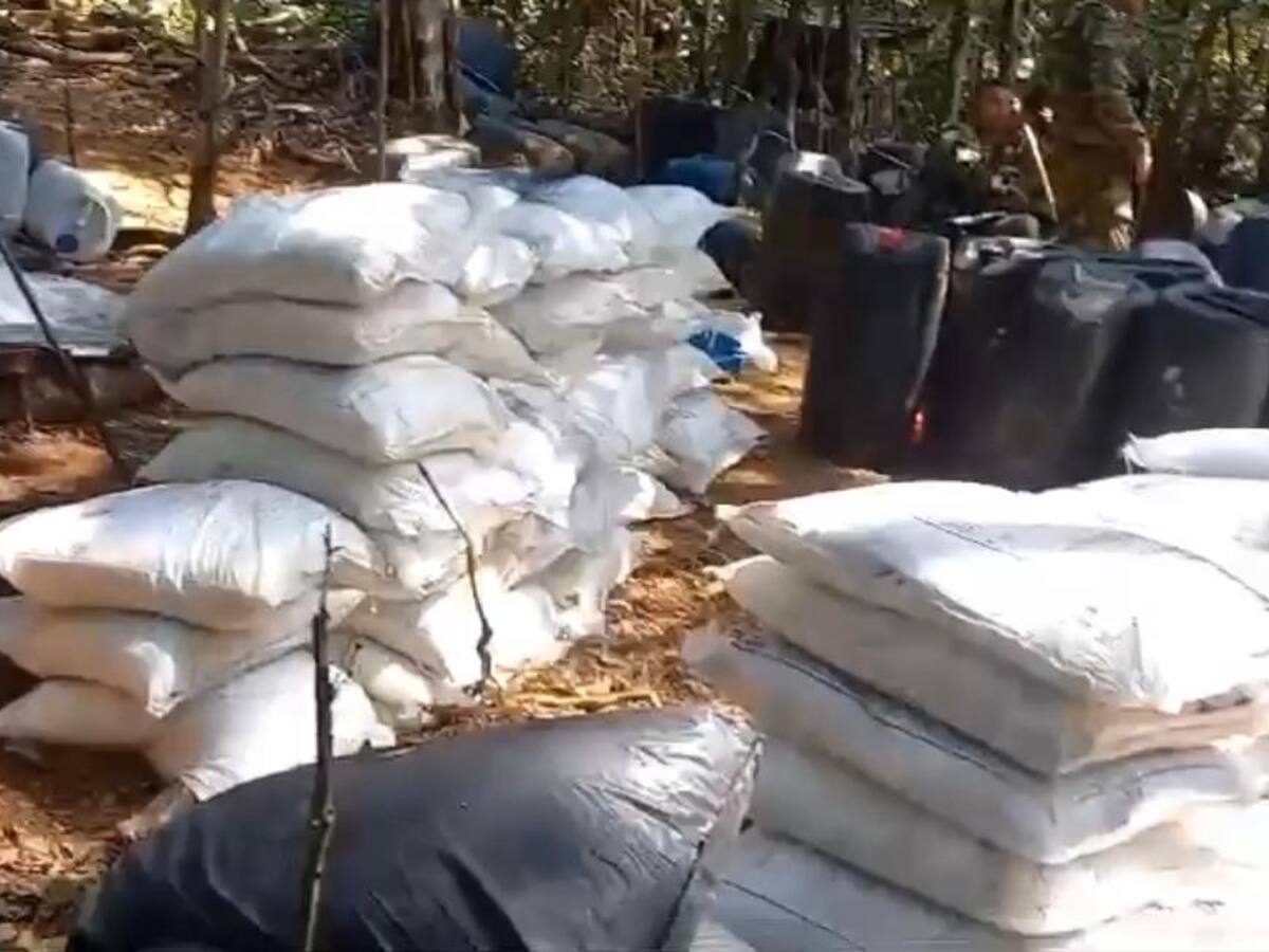 Ejército capturó a sobrino de ‘Otoniel’ tras hallar laboratorio para producir cocaína