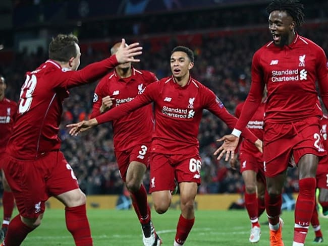 Liverpool remonta 4-0 al Barcelona y se mete en final de Champions. Foto: Getty Images