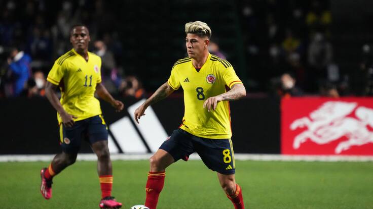 Jorge Carrascal no sería titular de Colombia en el partido contra Venezuela