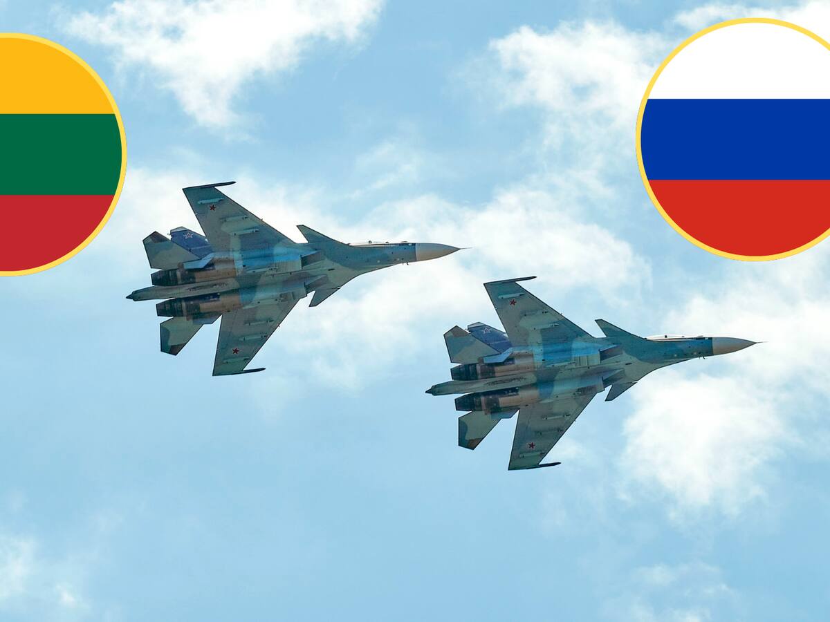 Lituania denunció que dos aviones de Rusia ingresaron brevemente en su espacio aéreo