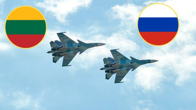 Cazas SU-30 de Rusia. FOTO: Mihail Siergiejevicz/Getty Images
