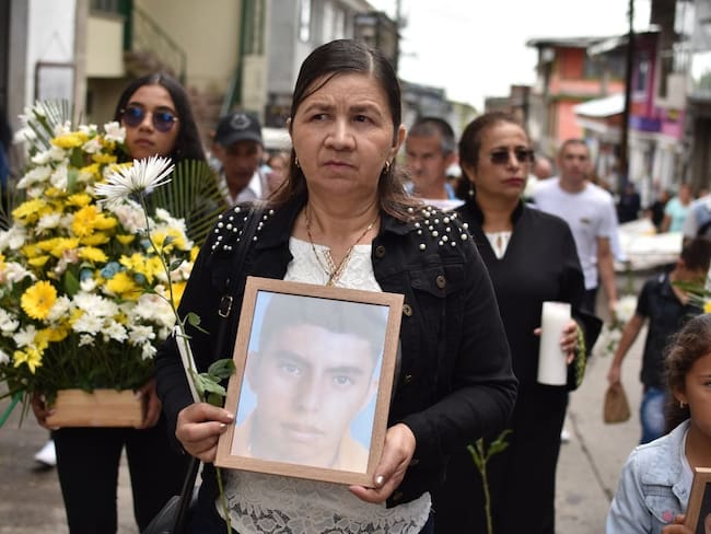 JEP entrega restos de dos hermanos asesinados y convertidos en falsos positivos, Foto: Unidad de Búsqueda de Desaparecidos