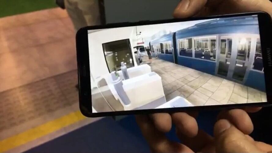 Experiencia de realidad virtual del Regiotram. Foto: