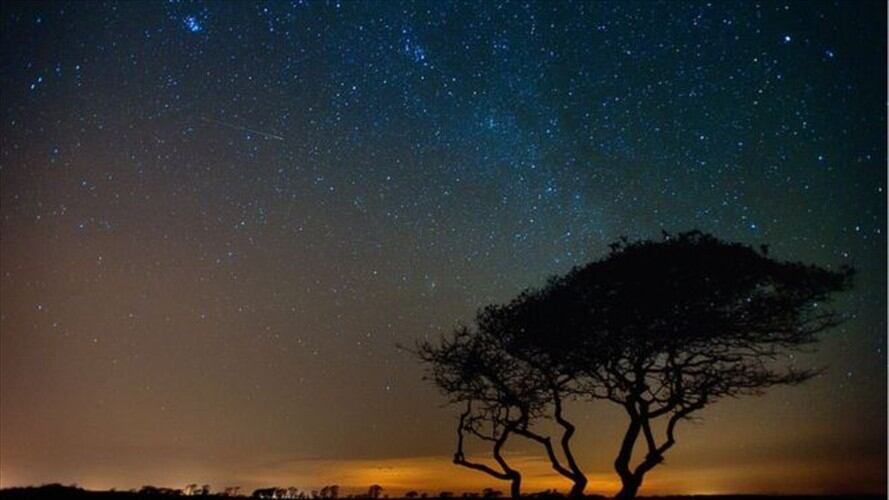 Estas partículas de polvo provienen de un cuerpo celeste que ha sido observado desde la antigüedad: el famoso cometa Halley. Foto: Getty Images / BBC Mundo