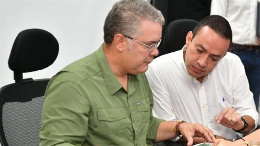 Presidente Ivan Duque . Foto:Gobernación de Santander.