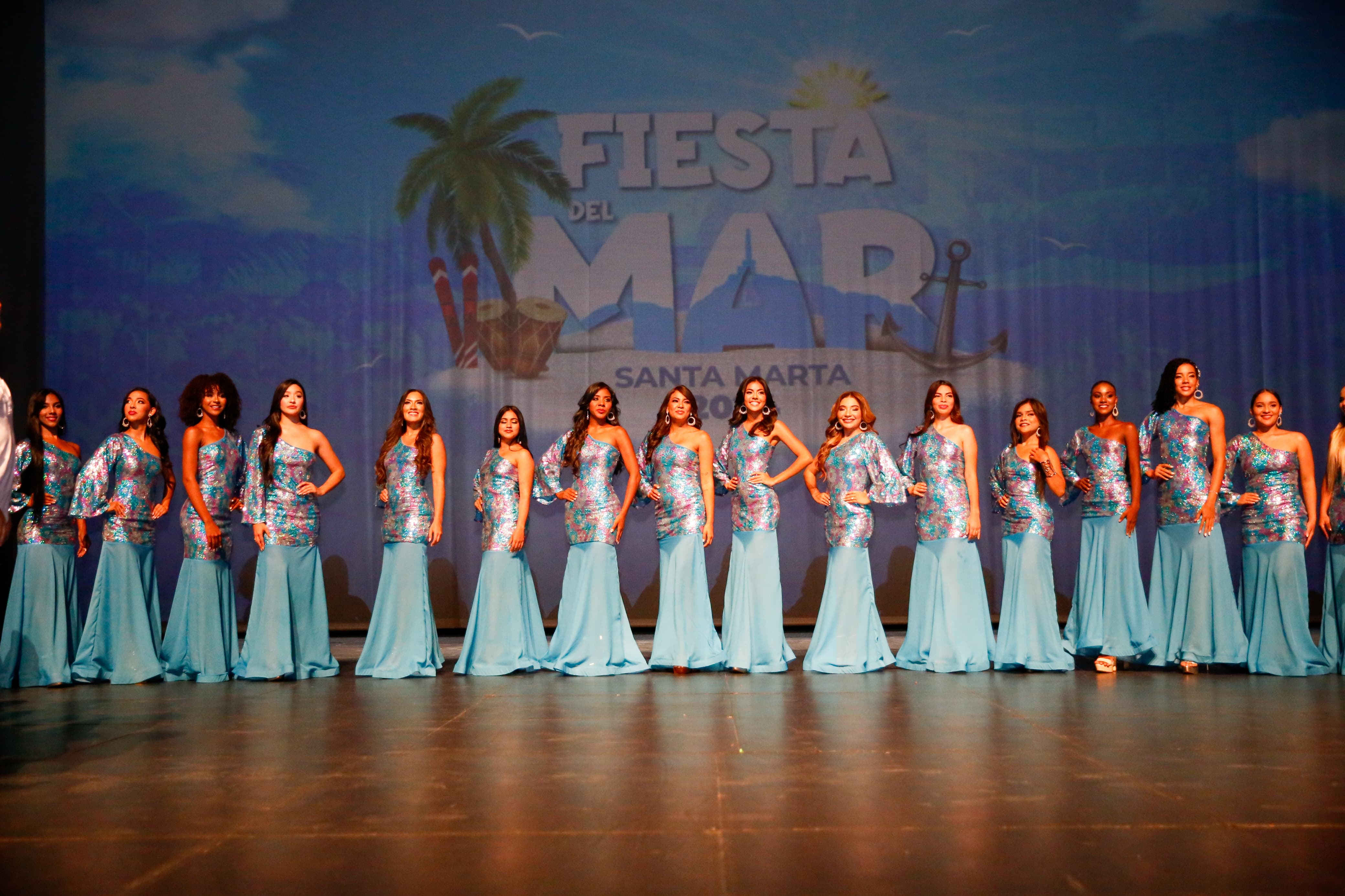 Candidatas a capitana del Mar 2024/ Alcaldía de Santa Marta.