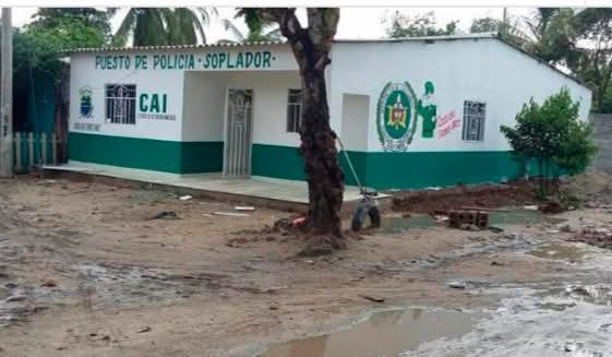 Ataque a estación de Policía en Soplador, Zona Bananera/ Cortesía 