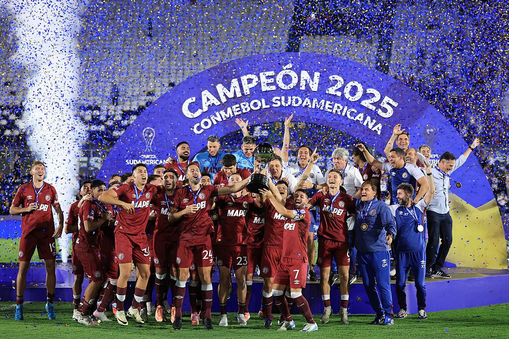 Lanús campeón. Foto: Buda Mendes/Getty Images.