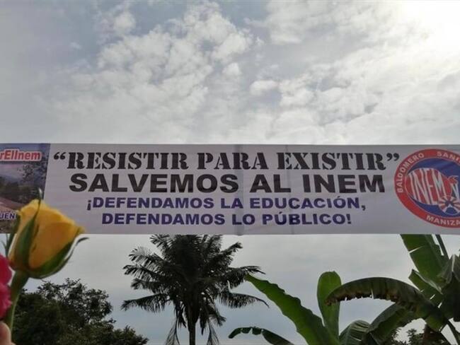 Colegio INEM de Manizales. Foto: Tomada del Facebook de la institución educativa INEM.