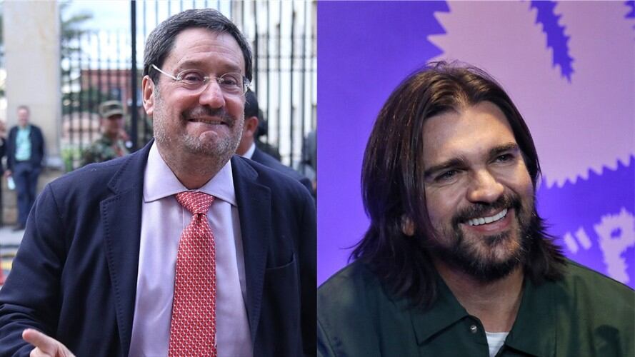 Francisco Santos muestra su apoyo a Juanes tras polémico trino sobre manifestaciones en Cuba. Foto: Colprensa/Camila Díaz