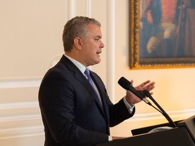 El presidente Iván Duque aseguró que “ningún país saldrá de esta situación con la parálisis, el odio y las agresiones”. Foto: Colprensa