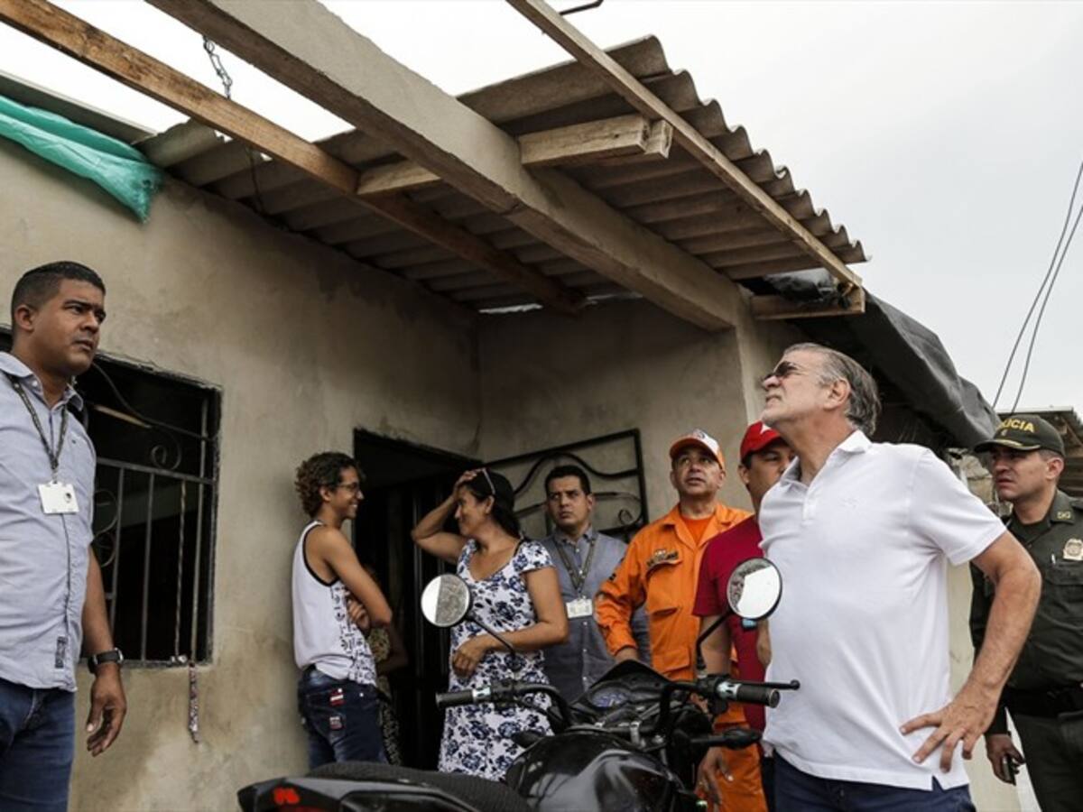 Instalan sala de crisis tras vendaval que afectó municipios y corregimientos en Atlántico