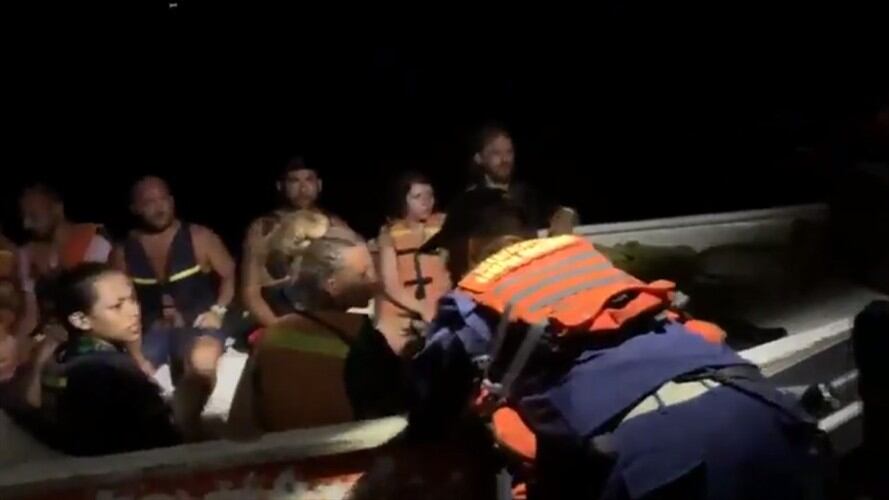 Rescatan a turistas que quedaron a la deriva en playas del Parque Tayrona. Foto: Suministrada