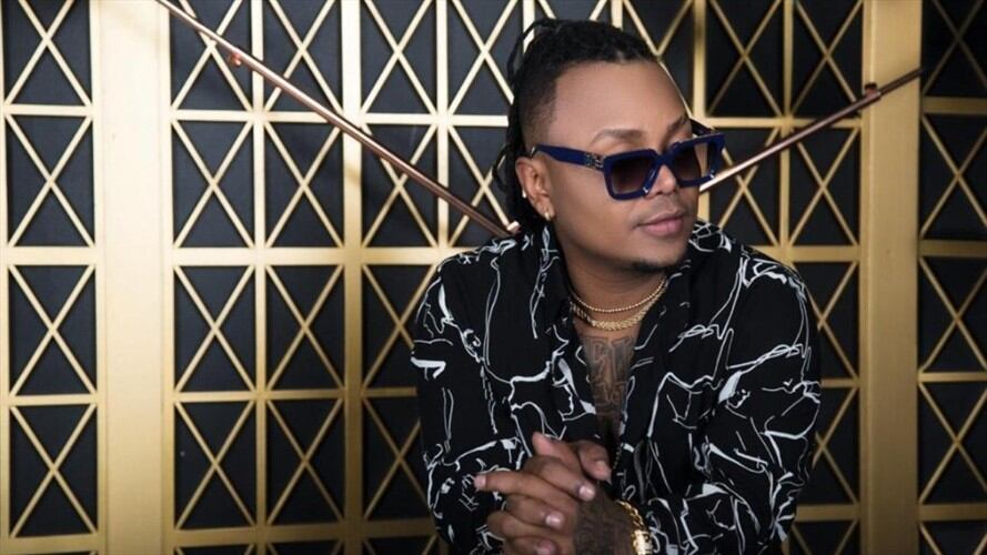 Mr. Black, cantante colombiano de champeta. Foto: Colprensa