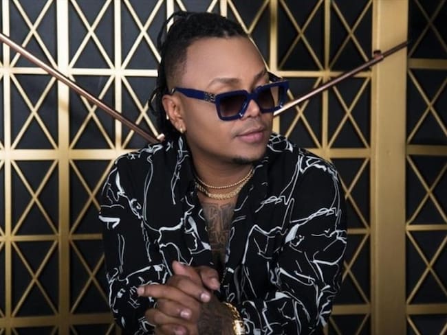 Mr. Black, cantante colombiano de champeta. Foto: Colprensa